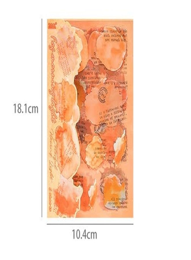 SAMVARDHAN Watercolor Abstract PET Stickers Set (36 Sheets) | Aesthetic Ink Wash & Color Splash Stickers | Journaling, Scrapbooking & Planner Decoration,Pack of 6 - Image 2